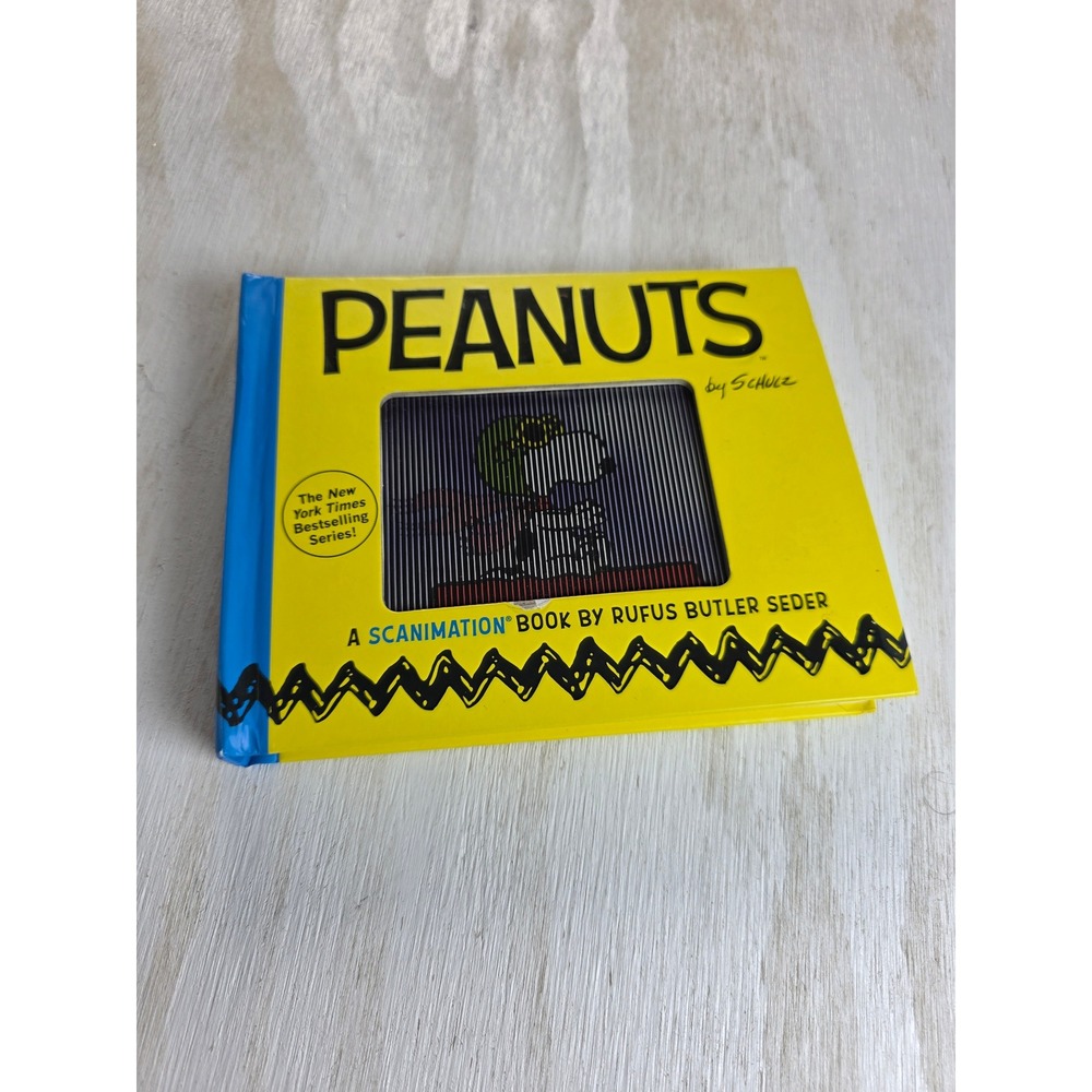 Peanuts Scanimation Book Rufus Butler Seder Snoopy Charlie Brown Classic Kids